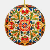 Siciliaans keramisch patroon ornament (Achterkant)