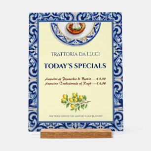 Siciliaans Majolica Tegel Dagelijks Acryl Bord Ara