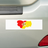 Siciliaans meer Tahoe Bumpersticker (Op auto)