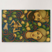 Siciliaans ontwerp legpuzzel (Horizontaal)