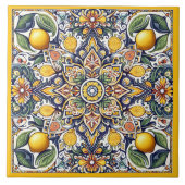 Siciliaans patroon tegeltje (Voorkant)