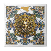 Siciliaans patroon tegeltje (Voorkant)