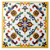 Siciliaans patroon tegeltje (Voorkant)