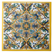 Siciliaans patroon tegeltje (Voorkant)