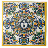 Siciliaans patroon tegeltje (Voorkant)