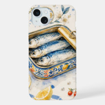 Siciliaans Sardine-waterverf Kunst