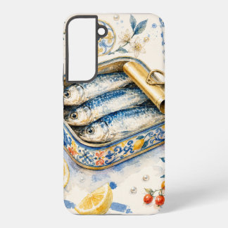 Siciliaans Sardine-waterverf Kunst Samsung Galaxy Hoesje