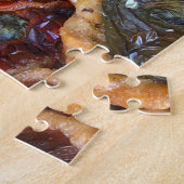 Siciliaans straatfeest | gevulde paprika's en aube legpuzzel (Zijkant)