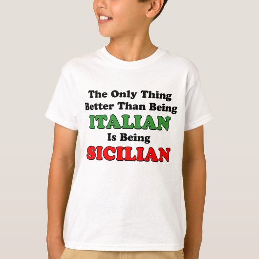 Siciliaans T-shirt (Voorkant)