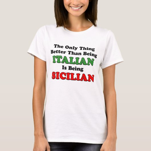 Siciliaans T-shirt (Voorkant)