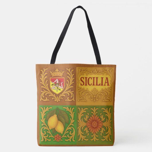 Siciliaans Tote Bag (Voorkant)