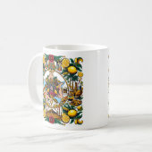 Siciliaans Trinacria-ontwerp Koffiemok (Voorkant links)