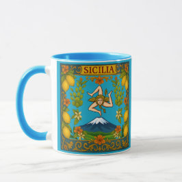 Siciliaans Trinacria-ontwerp Mok