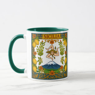 Siciliaans Trinacria-ontwerp Mok
