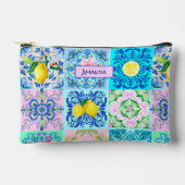Siciliaans turquoise citrus Mediterraan azulejo  Etui (Voorkant)