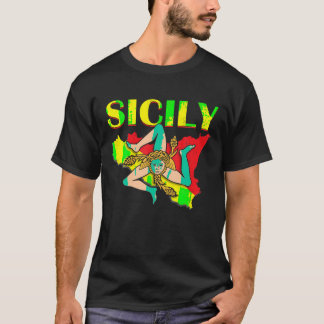 Siciliaans Vlag Pride T Shirt
