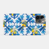 Siciliaans, zomer, citroen, mozaïek, blauw, Case-Mate iPhone case (Achterkant (horizontaal))