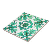 Siciliaans, zomer, citroen, mozaïek, groen, tegeltje (Zijkant)