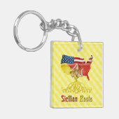 Siciliaanse Amerikaanse rots, Sicilië Sleutelhanger (Voorkant Links)