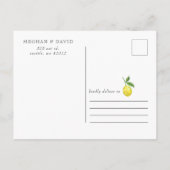 Siciliaanse blauwleeuwen in de Middellandse Zee sp Aankondigingskaart (Achterkant)