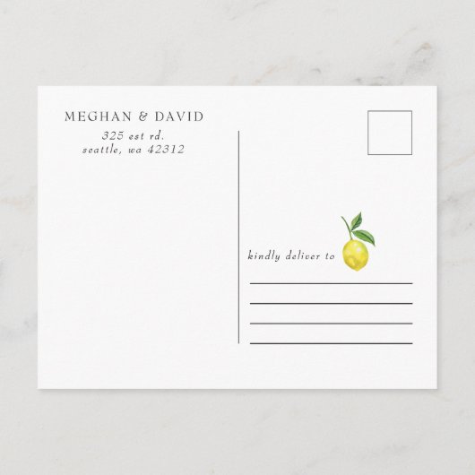 Siciliaanse blauwleeuwen in de Middellandse Zee sp Aankondigingskaart (Achterkant)