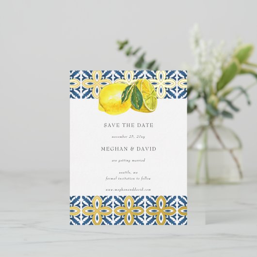 Siciliaanse blauwleeuwen in de Middellandse Zee sp Folie Uitnodiging Briefkaart (Staand Voorkant)