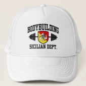 Siciliaanse Bodybuilder Trucker Pet (Voorkant)