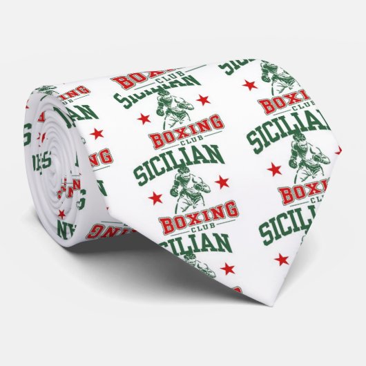 Siciliaanse boxing stropdas (Opgerold)