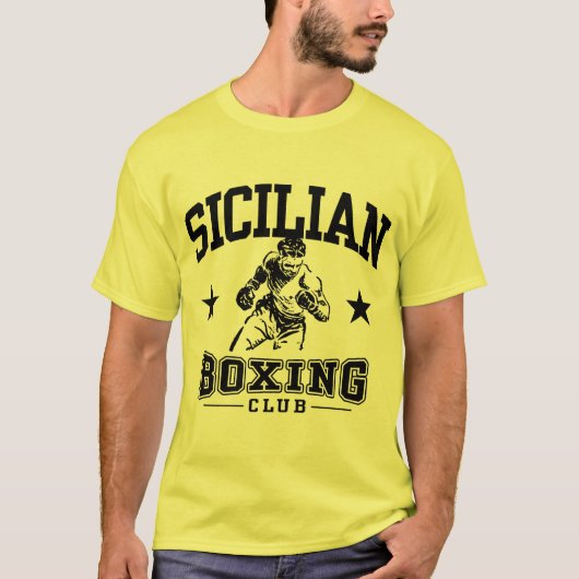 Siciliaanse boxing t-shirt (Voorkant)