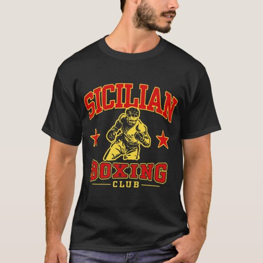 Siciliaanse boxing t-shirt (Voorkant)