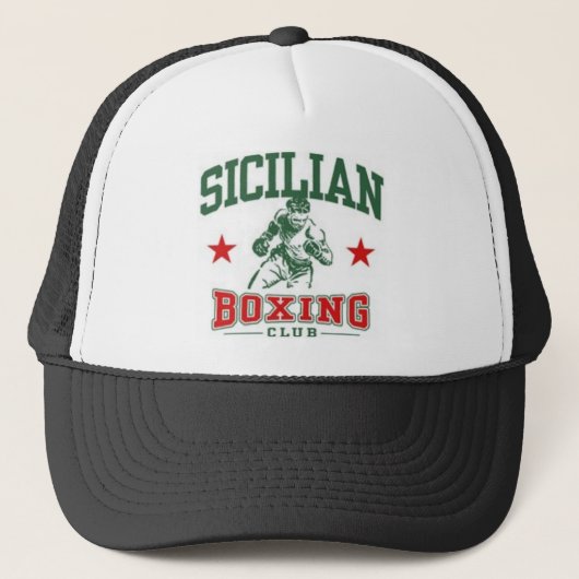 Siciliaanse boxing trucker pet (Voorkant)