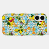 Siciliaanse citroen en tegels Case-Mate iPhone case (Achterkant (horizontaal))