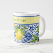 Siciliaanse Citroen Grote Koffiekop (Voorkant rechts)