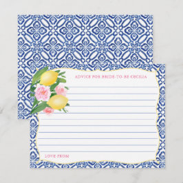 Siciliaanse citroenen roze bloemen advies voor bru kaart