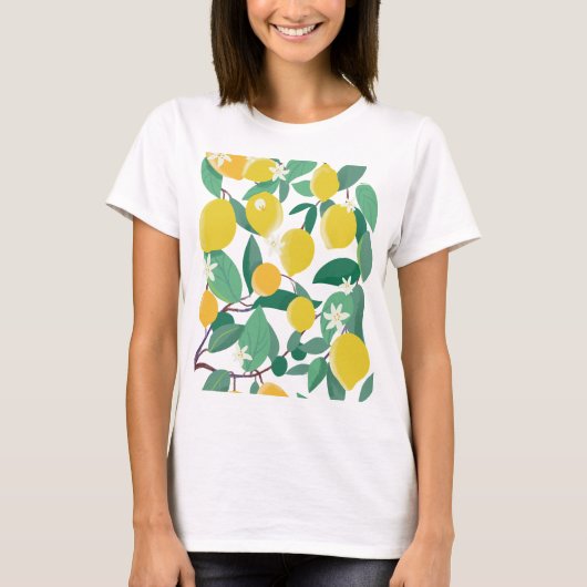 Siciliaanse citroenen t-shirt (Voorkant)