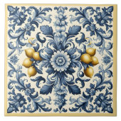 Siciliaanse citroenen tegeltje (Voorkant)