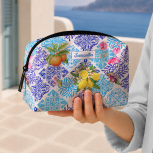 Siciliaanse Citrus Bloem Mediterrane Azulejo Tegel Toilettasje
