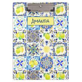 Siciliaanse citrus Mediterrane majolica Klembord