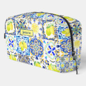 Siciliaanse citrus Mediterrane majolica Toilettasje (Rechterhoek)