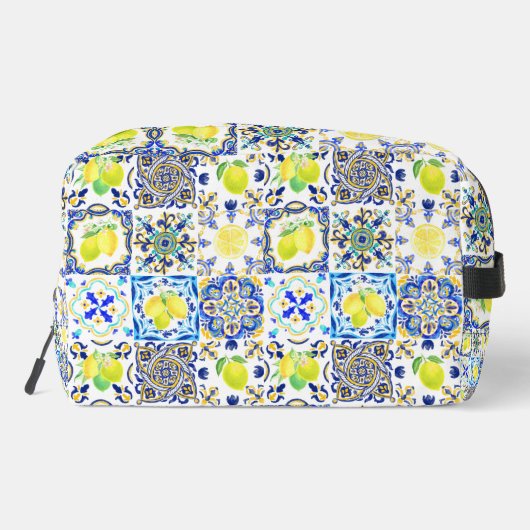 Siciliaanse citrus Mediterrane majolica Toilettasje (Achterkant)