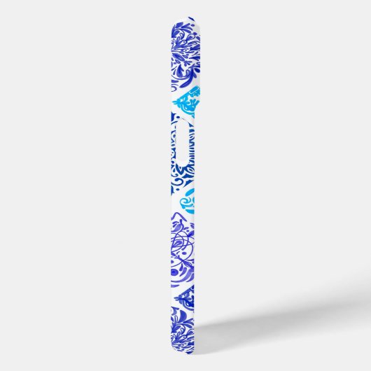 Siciliaanse citrusbloem Mediterrane azulejo tegels Case-Mate iPhone Case (Achterkant / Rechts)