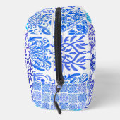 Siciliaanse citrusbloem Mediterrane azulejo tegels Toilettasje (Rechts)