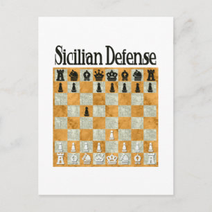 Siciliaanse defensie briefkaart