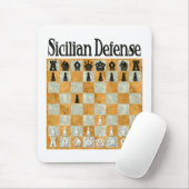 Siciliaanse defensie muismat (Met muis)