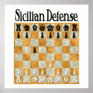 Siciliaanse defensie poster