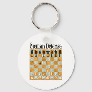 Siciliaanse defensie sleutelhanger