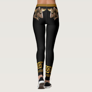Siciliaanse Golden Medusa Athletische Leggings