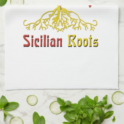 Siciliaanse keukenhanddoeken (Gevouwen)