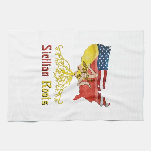 Siciliaanse keukenhanddoeken (Horizontaal)