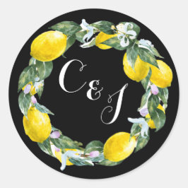 Siciliaanse liefde - Inital Sticker Envelope Seals